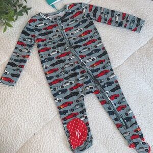 NWT Posh Peanut Miles Bamboo Footie 6-9M Cars